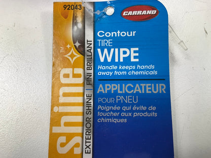 Carrand 92043 Contour Foam Tire Shine Wipe Applicator Brush
