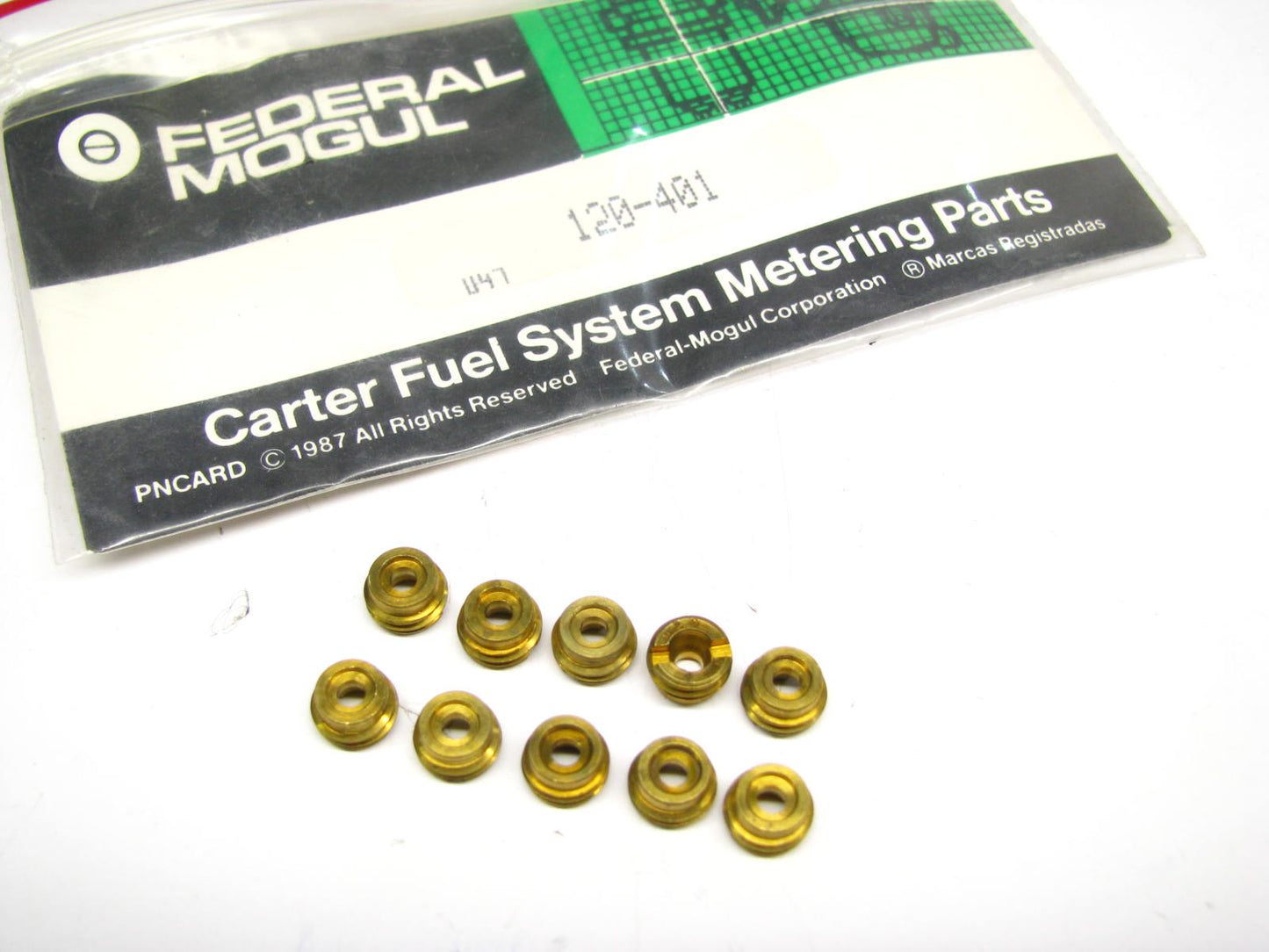 Carter 120-401 Carburetor Metering Jets For Model AFB - .101'' Size - 10/Pack