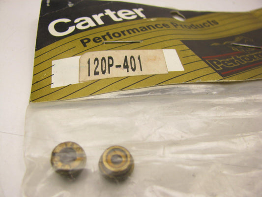 (2) Carter 120P-401 Carburetor Metering Jets - 0.101 - for Carter AFB