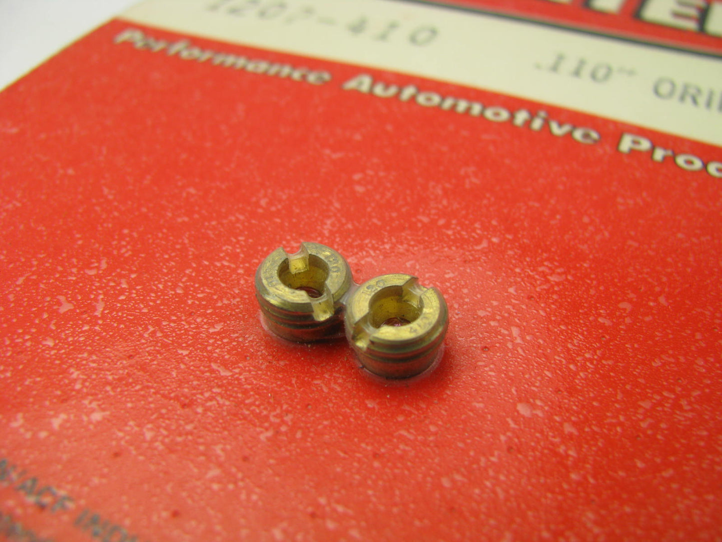 Genuine Carter 120P-410 AFB Carburetor Metering Jets - .110 Orifice Size