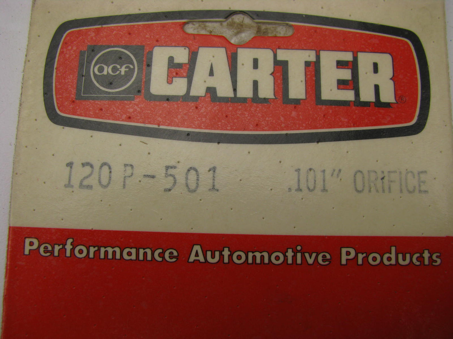 Carter 120P-501 AFB 4-BBL Carburetor Jets - 0.101'' Size