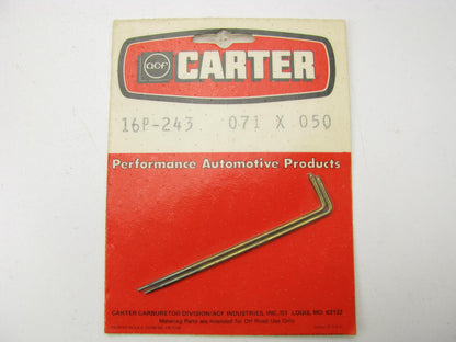 Carter 16P-243 AFB Carburetor Metering Rods - .071 X .050