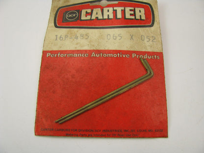 Carter 16P-485 Carburetor Metering Rods - .065 X .052'' Size For Carter AFB AVS