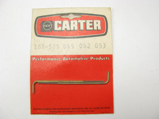 Carter 16P-575 AFB Carburetor Metering Rods - .065 X .062 X .053