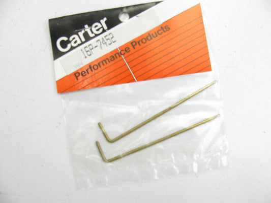 NOS OEM Carter 16P-7452 AFB Carburetor Metering Rods PAIR 0.074 X 0.052 74x52