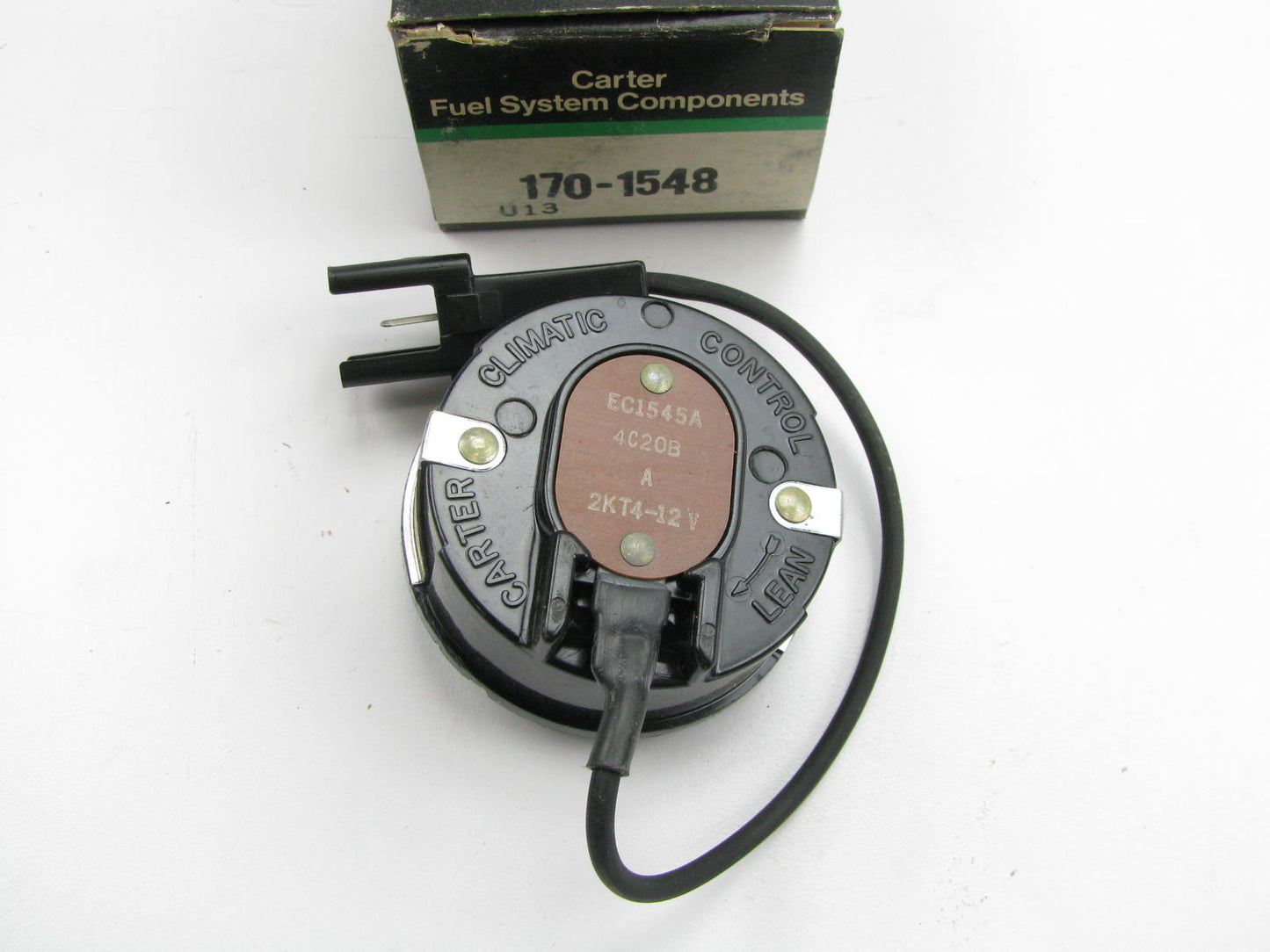 NOS Carter 170-1548 Carburetor Choke Thermostat CARTER Climatic Control 1-BBL