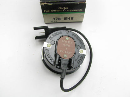 NOS Carter 170-1548 Carburetor Choke Thermostat CARTER Climatic Control 1-BBL