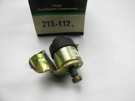Carter 213-112 Carburetor Idle Stop Solenoid GM # 335146 1973-77 Chevy 2.3L 140
