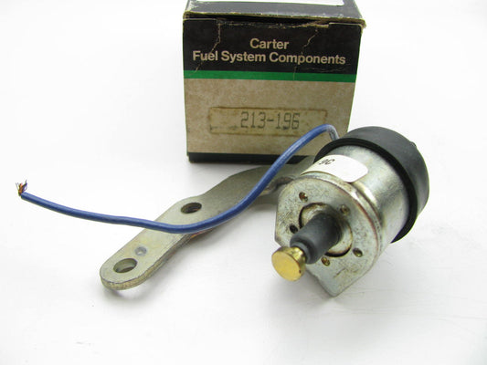 Carter 213-196 Carburetor Idle Stop Solenoid For Holley 2BBL
