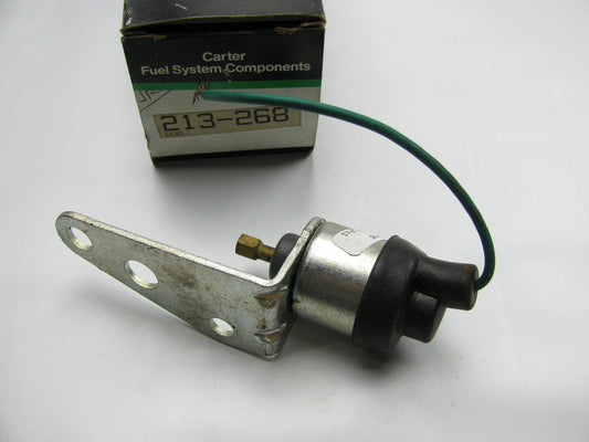 Carter 213-268 Idle Stop Solenoid - GM 4.3L V6 & 5.7L V8 DIESEL CARS ES118
