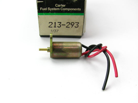 Carter 213-293 Mikuni Solex Carburetor Idle Stop Solenoid