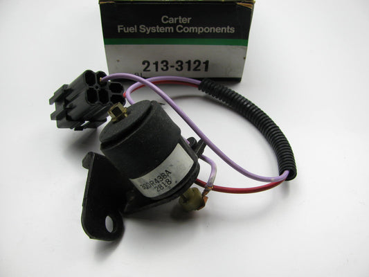 Carter 213-3121 Carburetor Idle Stop Solenoid For Holley 2BBL
