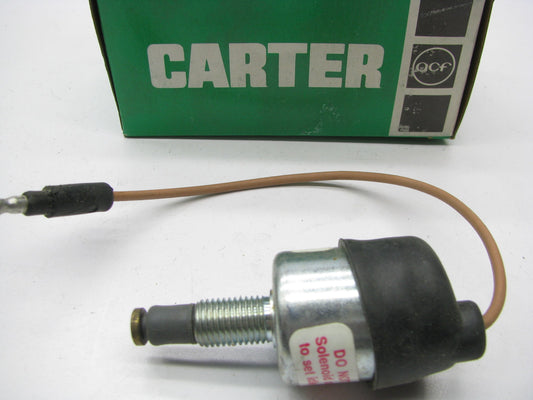Carter 213-72 Carb Idle Stop Solenoid For 1975 Chrysler 360 400 440 Thermoquad