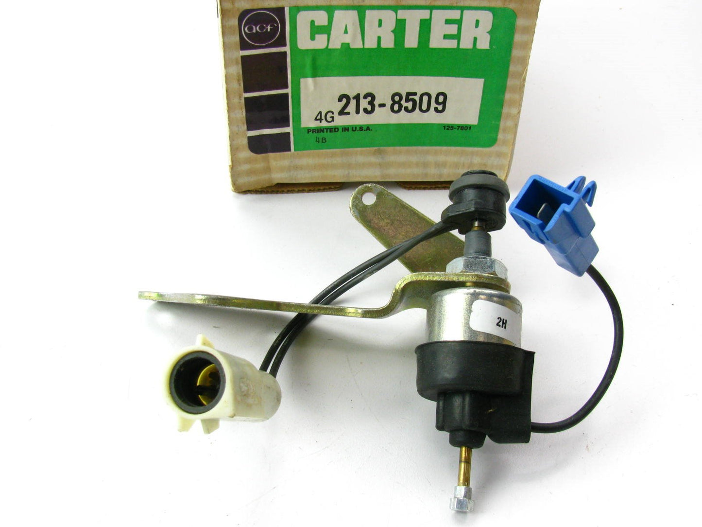 NOS Carter 213-8509 1-BBL Carburetor Idle Stop Solenoid 1983 Ford Mercury 2.3L