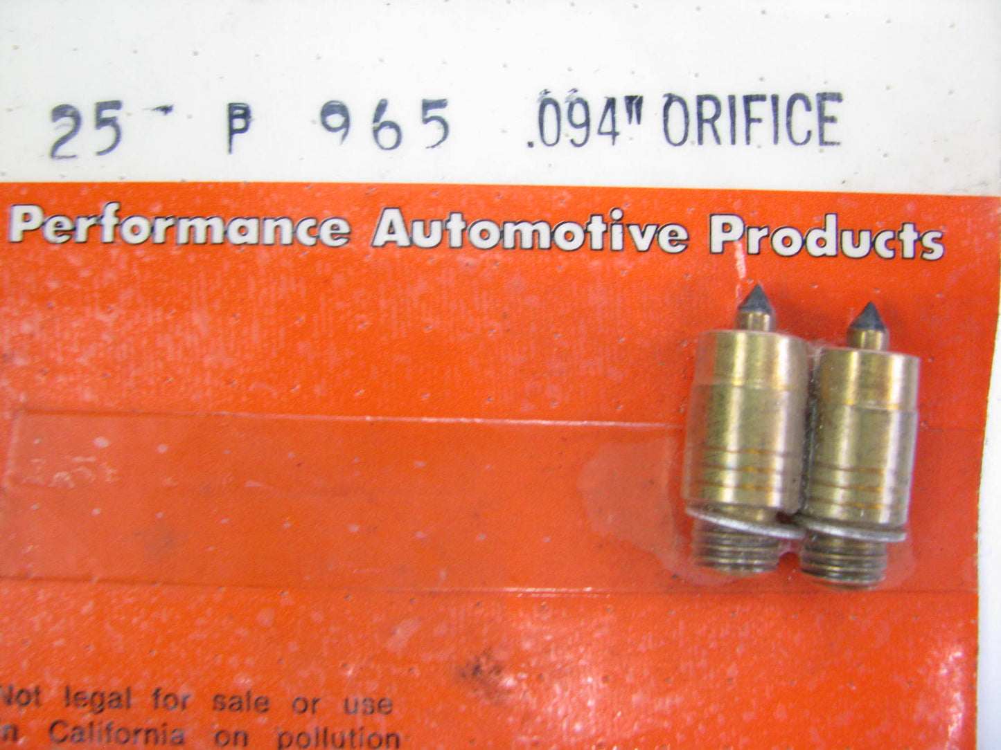 Carter 25P-965 Carburetor Needle & Seat .094'' ORIFICE - AFB AVS WCFB WCD WGD