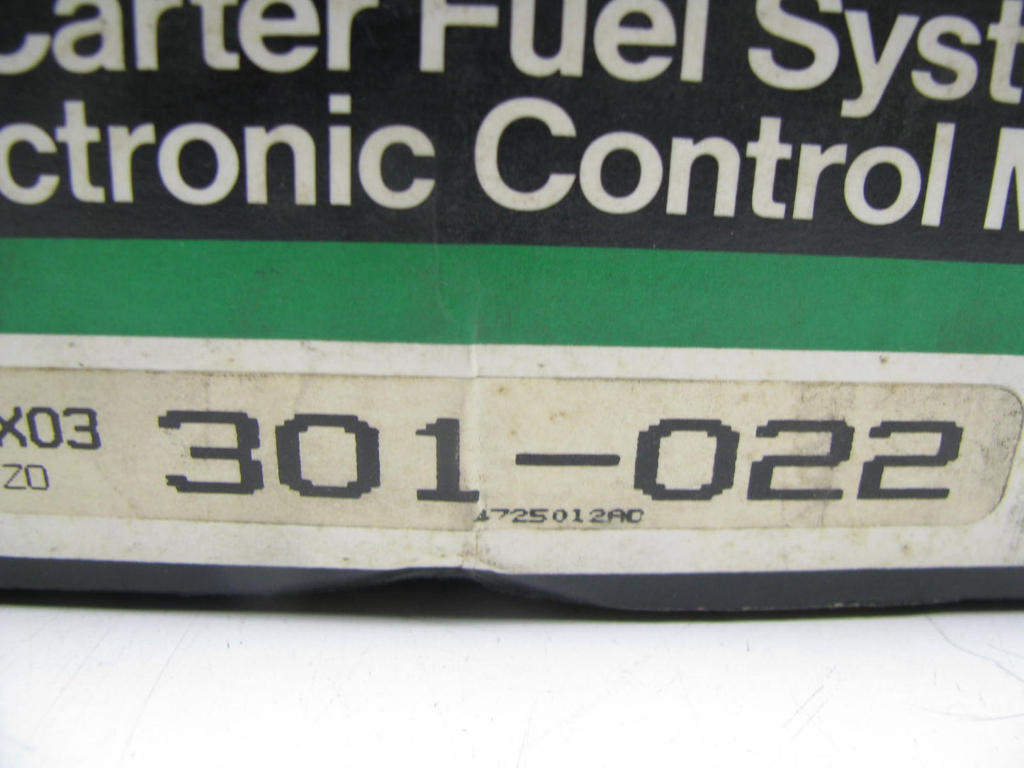 Carter 301-022 Reman Engine Control Module For 1985-1986 Renault Alliance 1.7L