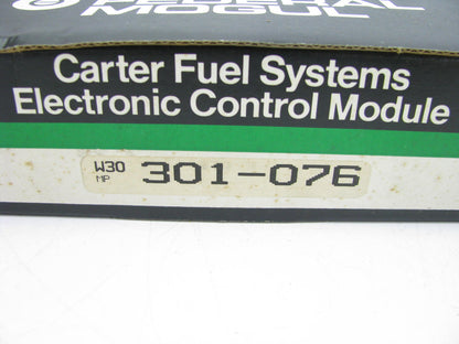 REMAN - Carter 301-076 ECM Engine Control Module For 1986 Chrysler 2.5L I4