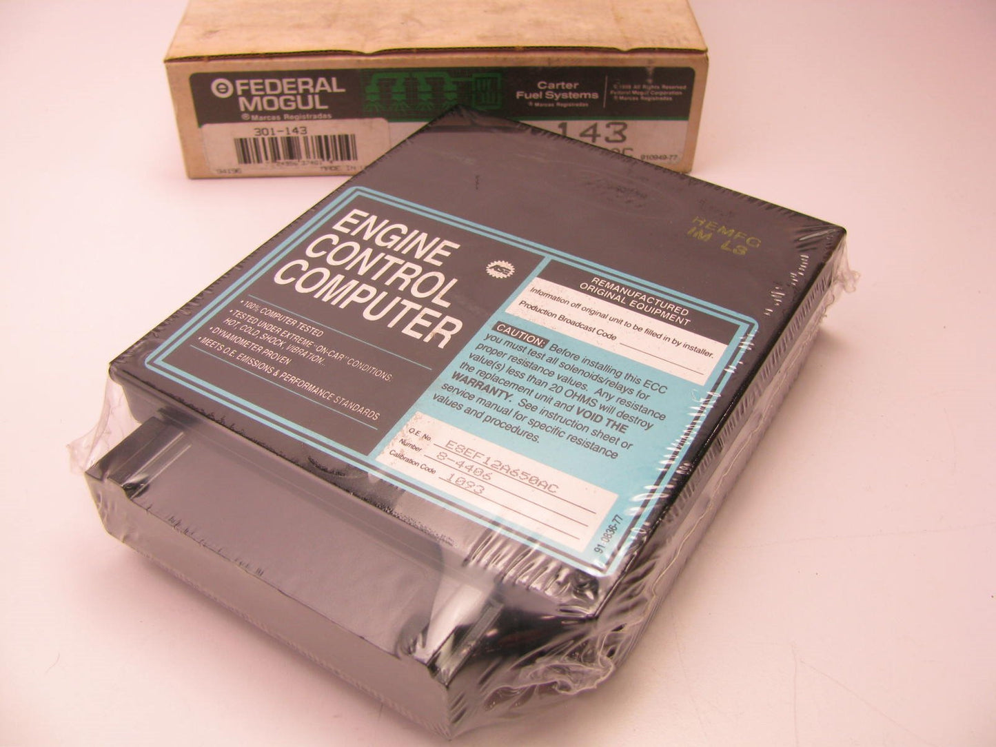 REMAN. Engine Control Module Computer ECU ECM 86-89 Escort E8EF-12A650-AC - MT
