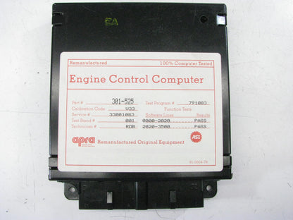 REMAN Carter 301-525 Engine Control Module Computer ECM ECU For 83 Jeep 4.2L 258