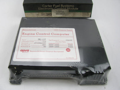 Carter 301109 Reman Engine Control Module ECU ECM PCM for 1986 Ford 2.9L-V6