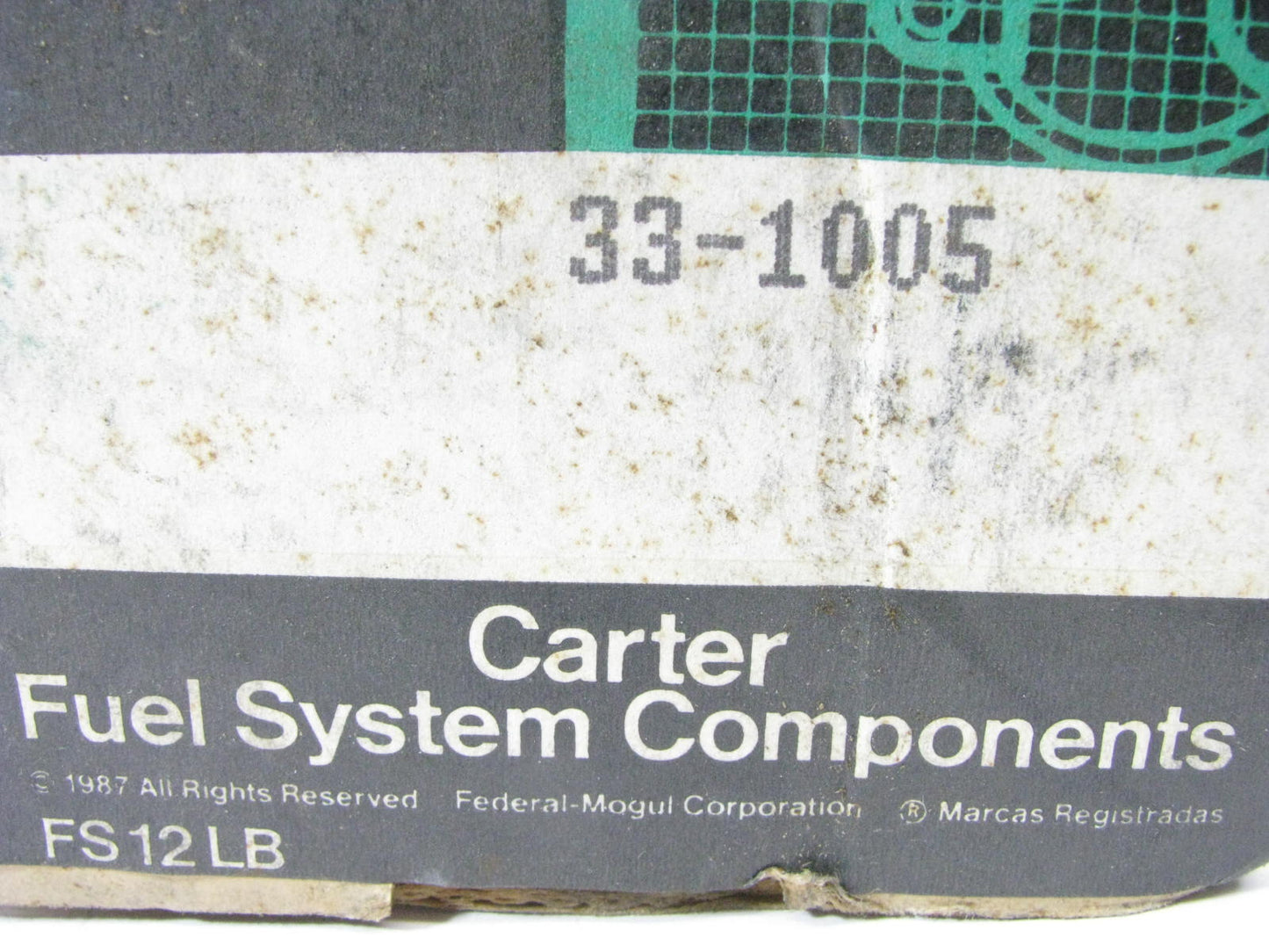 Carter 33-1005 EGR Valve E5PE-9H473-C4A