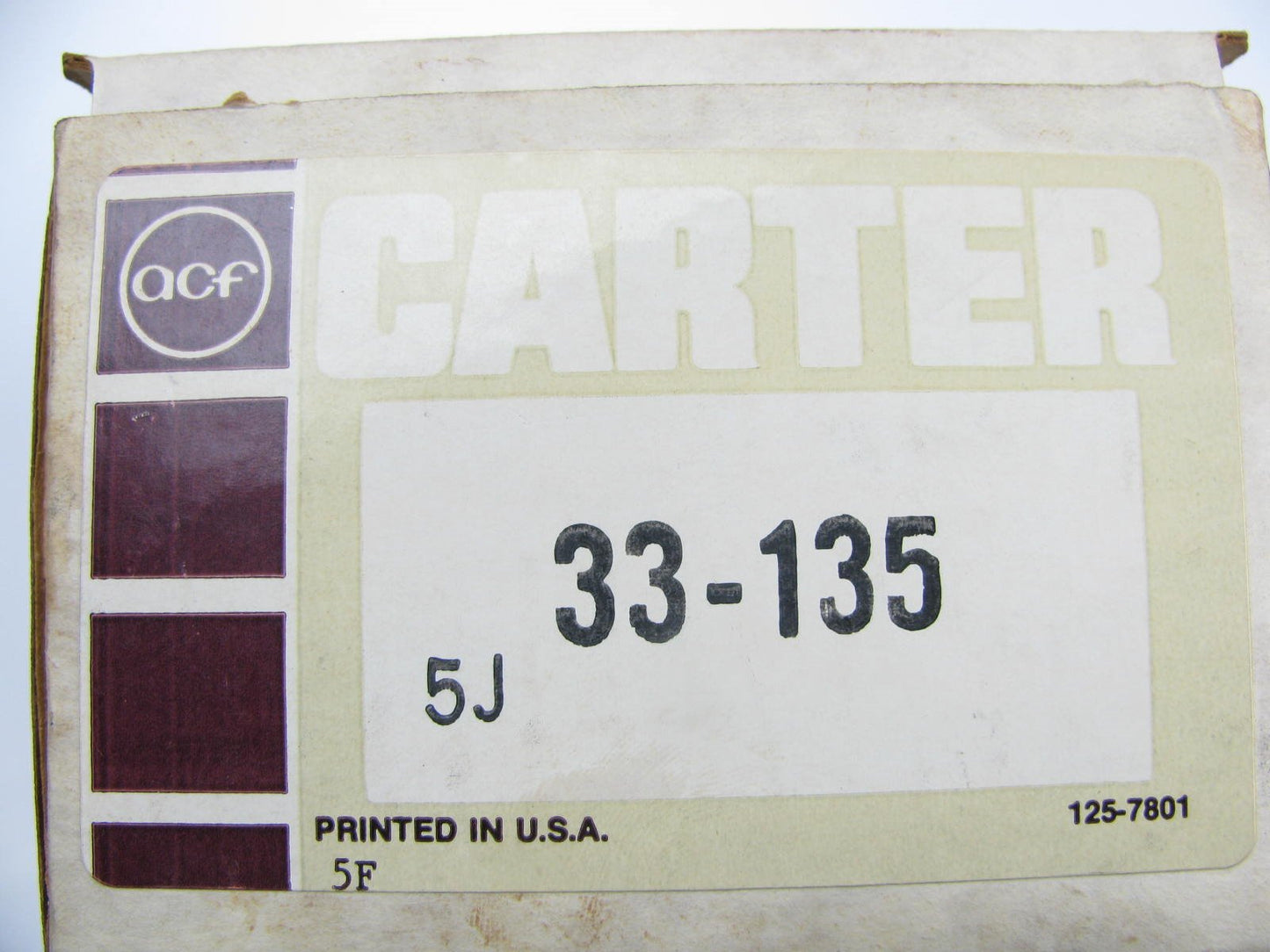 Carter 33-135 EGR Valve