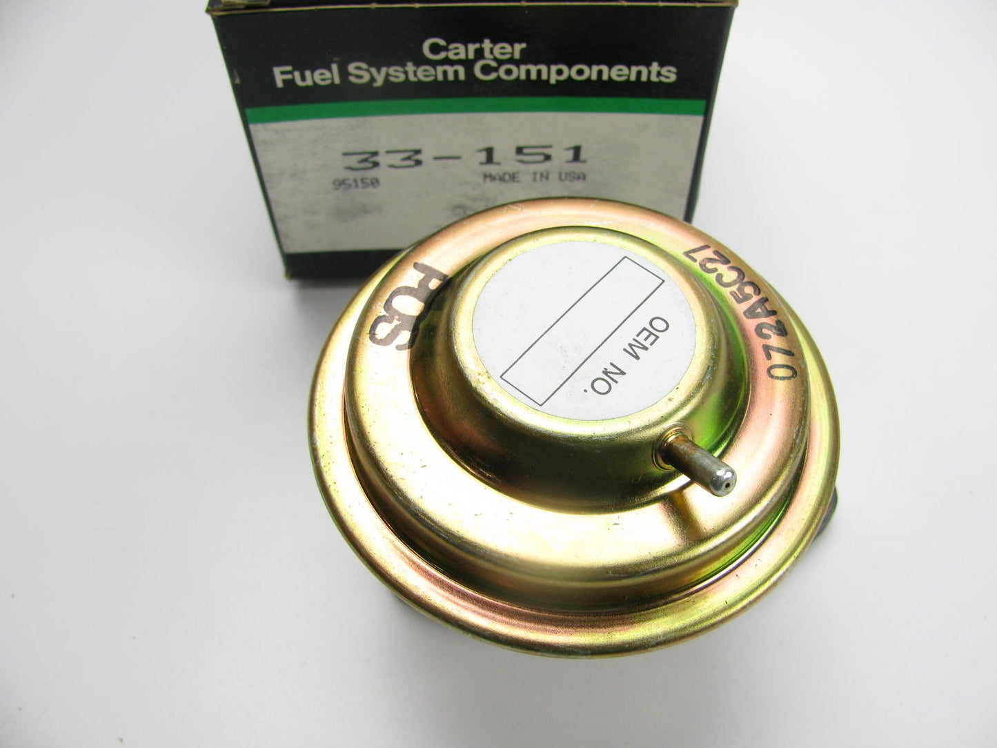 Carter 33-151 EGR Valve - Interchanges To Ford # E5PZ-9D448-E