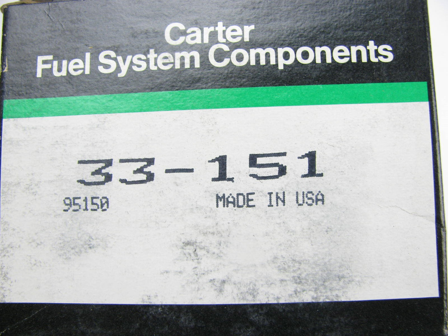 Carter 33-151 EGR Valve - Interchanges To Ford # E5PZ-9D448-E