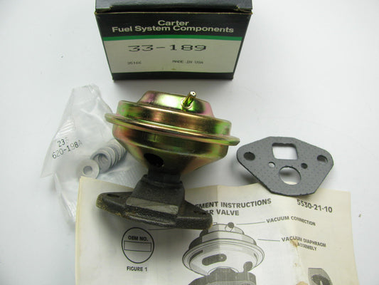 Carter 33-189 Replacement Style EGR Valve