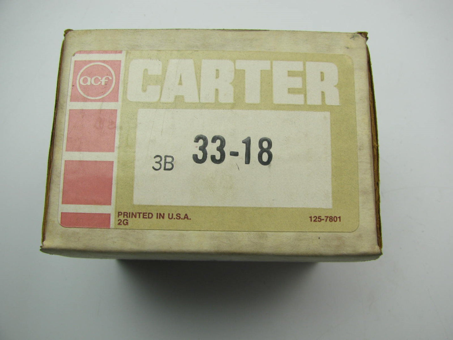 Carter 33-18 EGR Valve For 1978-1981 Dodge Truck 225 Slant Six