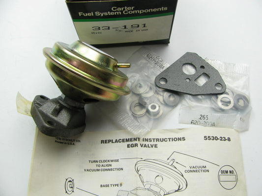 Carter 33-191 Replacement EGR Valve