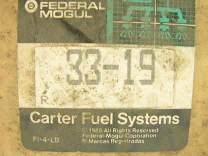 Valve Carter 33-19 EGR VALVE For 1975 Chrysler 3.7L 225 Slant-Six