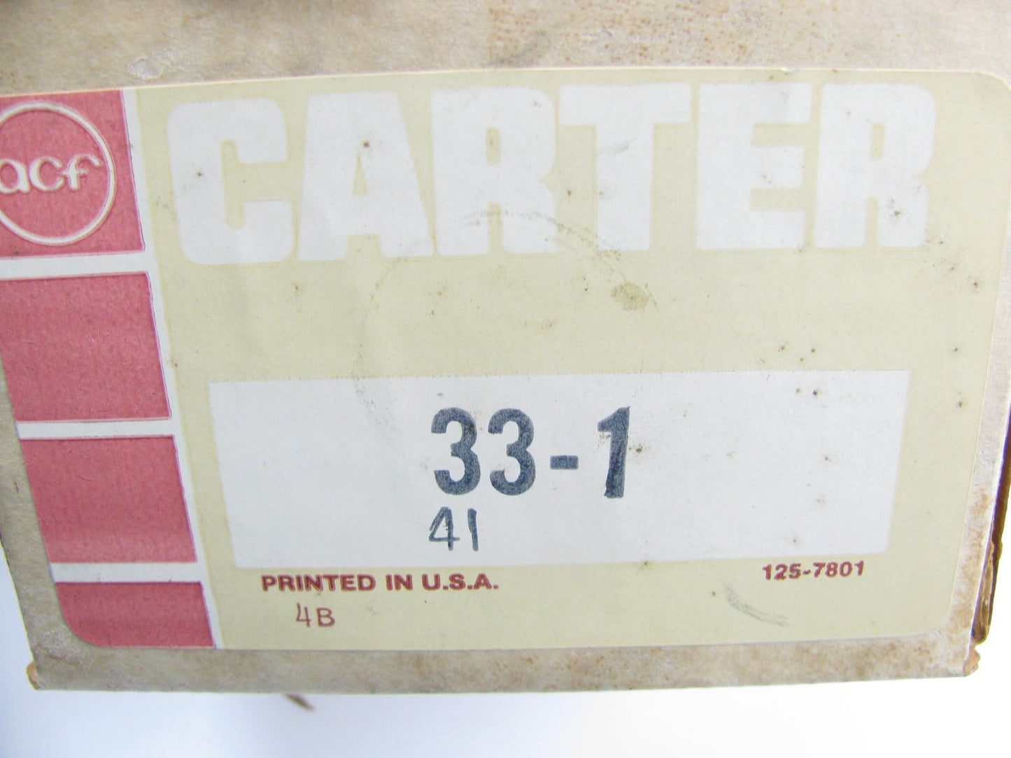 Carter 33-1 EGR Valve For 1973-1976 Chrysler 225-L6