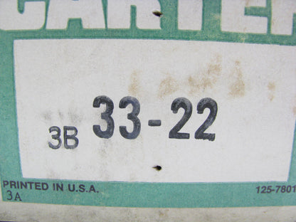 Carter 33-22 EGR Valve For 1974-1977 Dodge 3.7L Slant-Six Slant-6 Truck 225