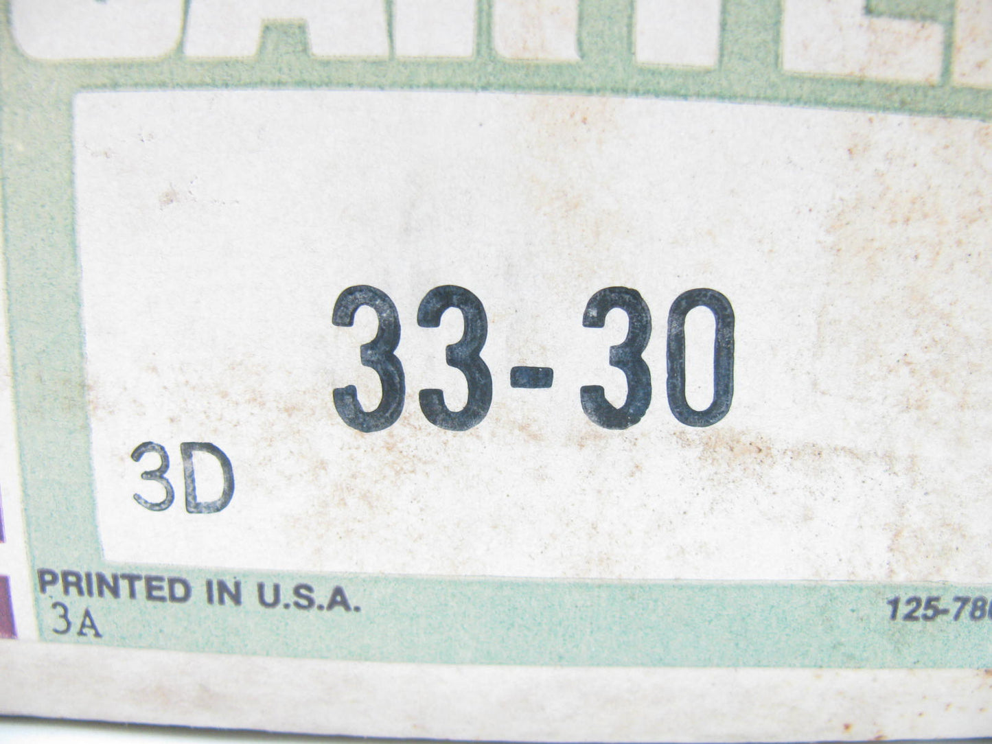 Carter 33-30 EGR Valve - 1974-1975 Ford Pinto 2.3L, 1974 Mustang II 2.3L