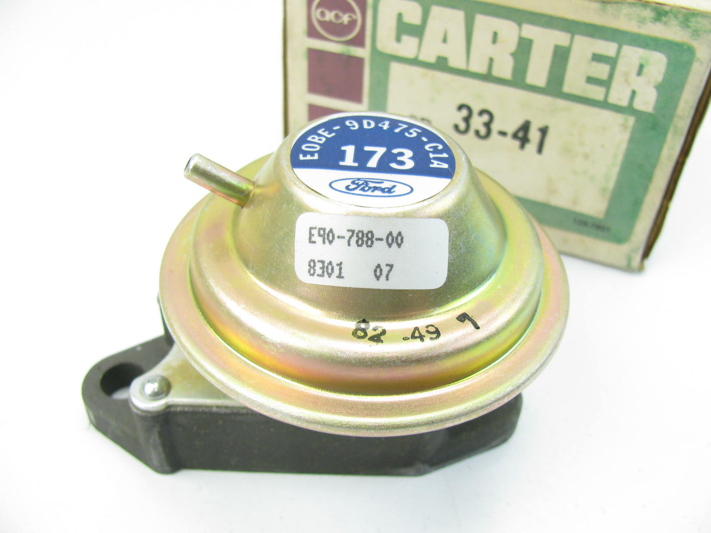 Carter 33-41 EGR Valve - OEM Ford E0BE-9D475-C1A