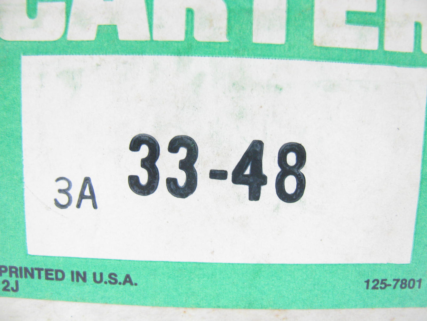 Carter 33-48 EGR Valve - 1974-1976 Ford Mustang II, 1974-1976 Pinto