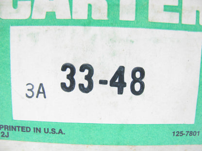 Carter 33-48 EGR Valve - 1974-1976 Ford Mustang II, 1974-1976 Pinto