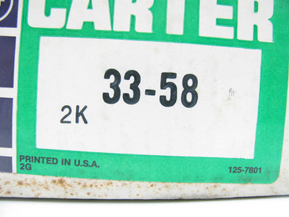 Carter 33-58 Exhaust Gas Recirculation (EGR) Valve