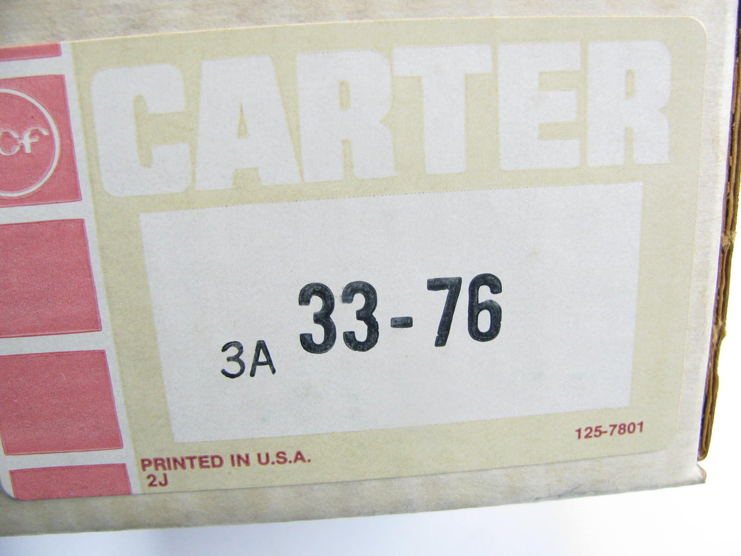 Carter 33-76 EGR Valve