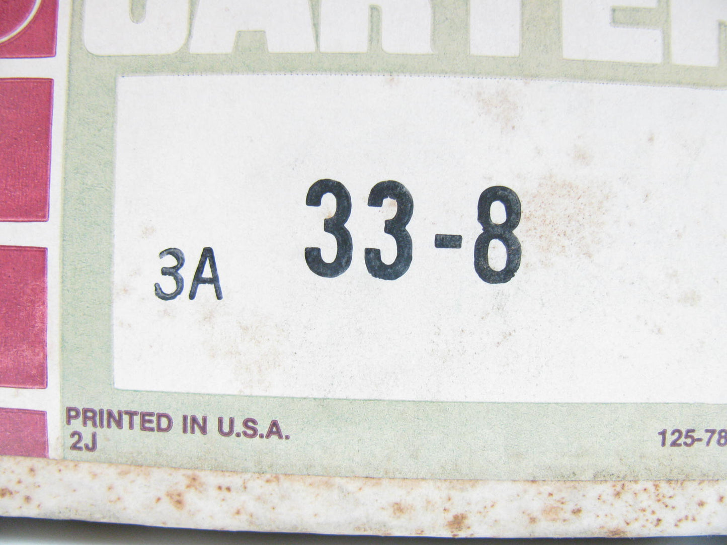 Carter 33-8 EGR Valve For 1972-1980 Dodge MOPAR 318 360 400 V8