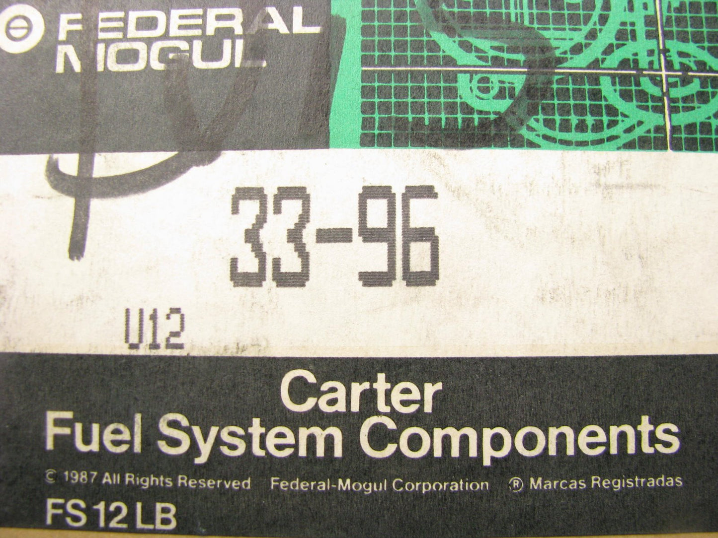 Carter 33-96 Exhaust Gas Recirculation (EGR) Valve