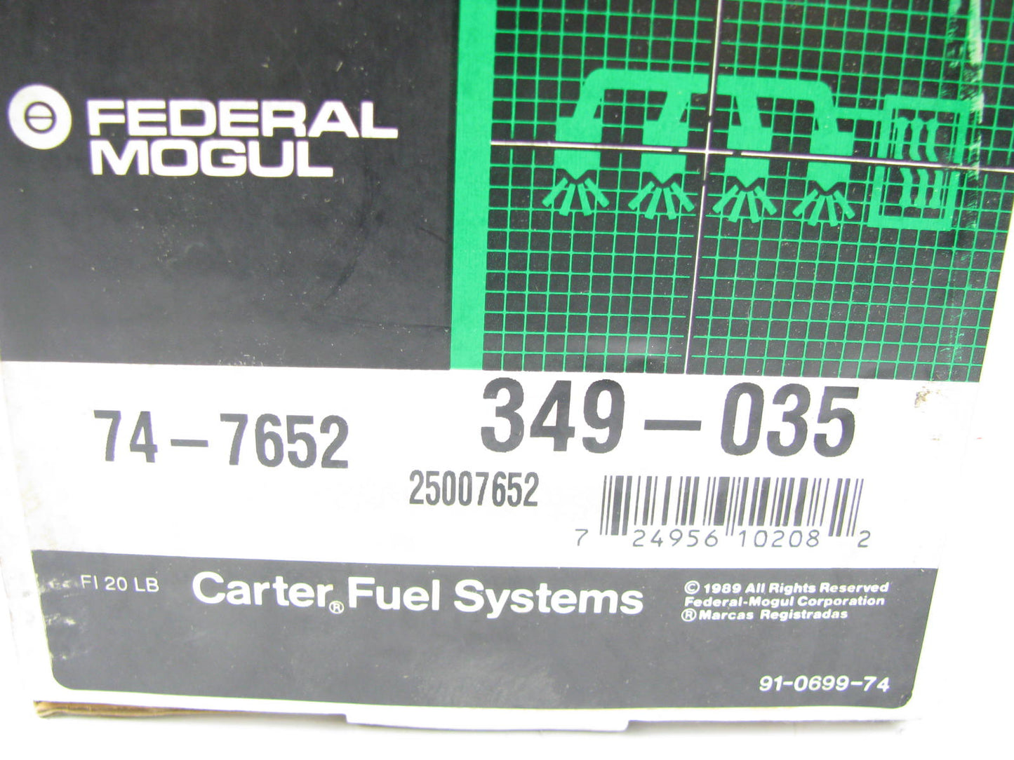 Carter 349-035 Reman MAF Mass Air Flow Sensor For 1984-1985 GM 3.8L-V6