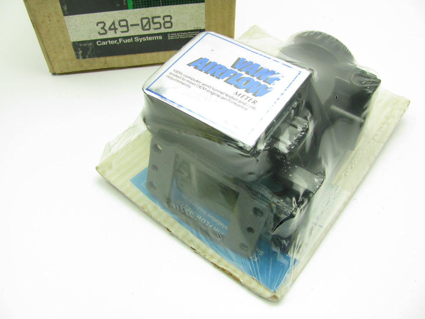 Reman. Carter 349-058 MAF Mass Air Flow Sensor 83-89 Ford 1.6L 2.3L-L4 74-9103