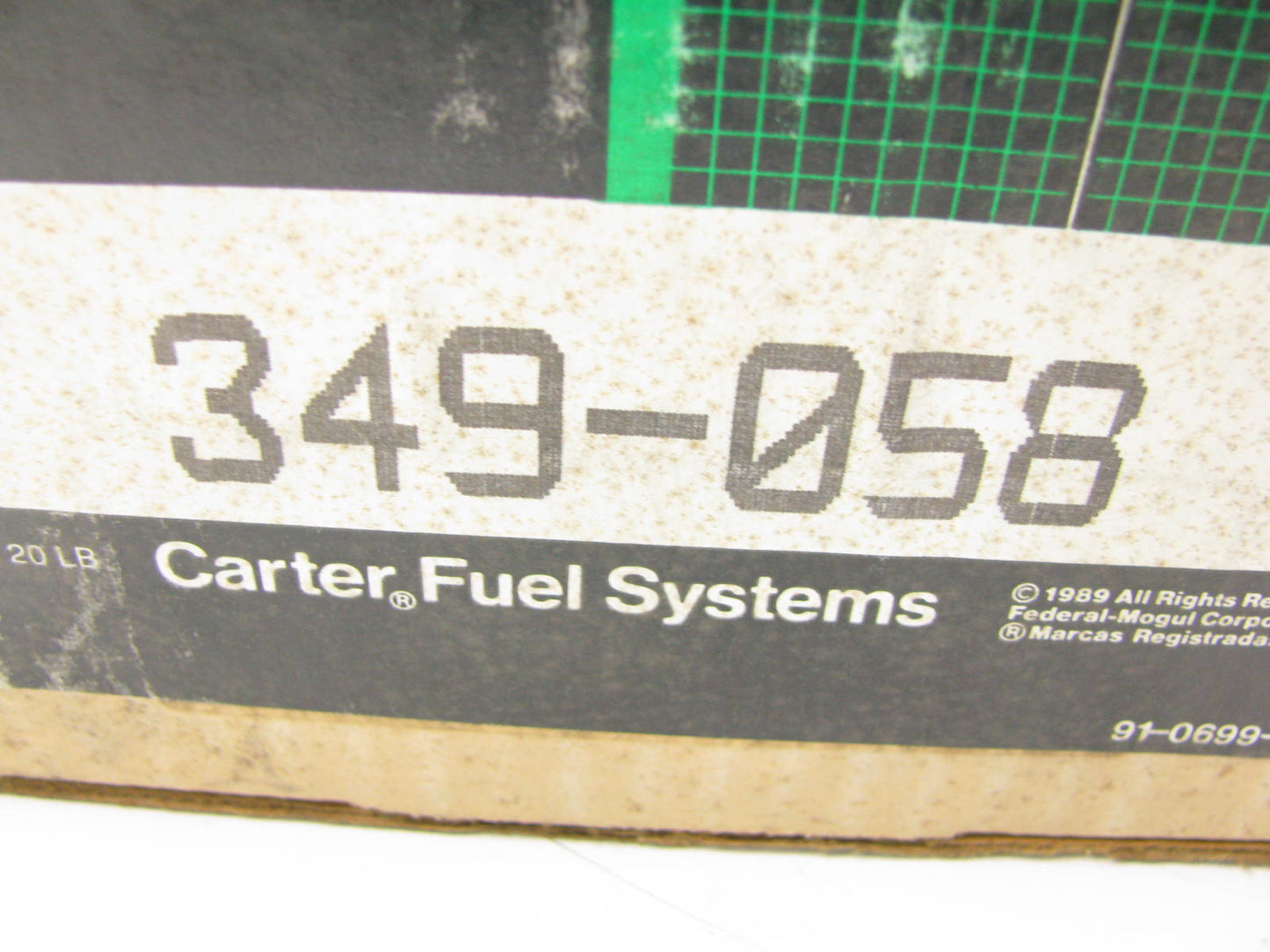 Reman. Carter 349-058 MAF Mass Air Flow Sensor 83-89 Ford 1.6L 2.3L-L4 74-9103