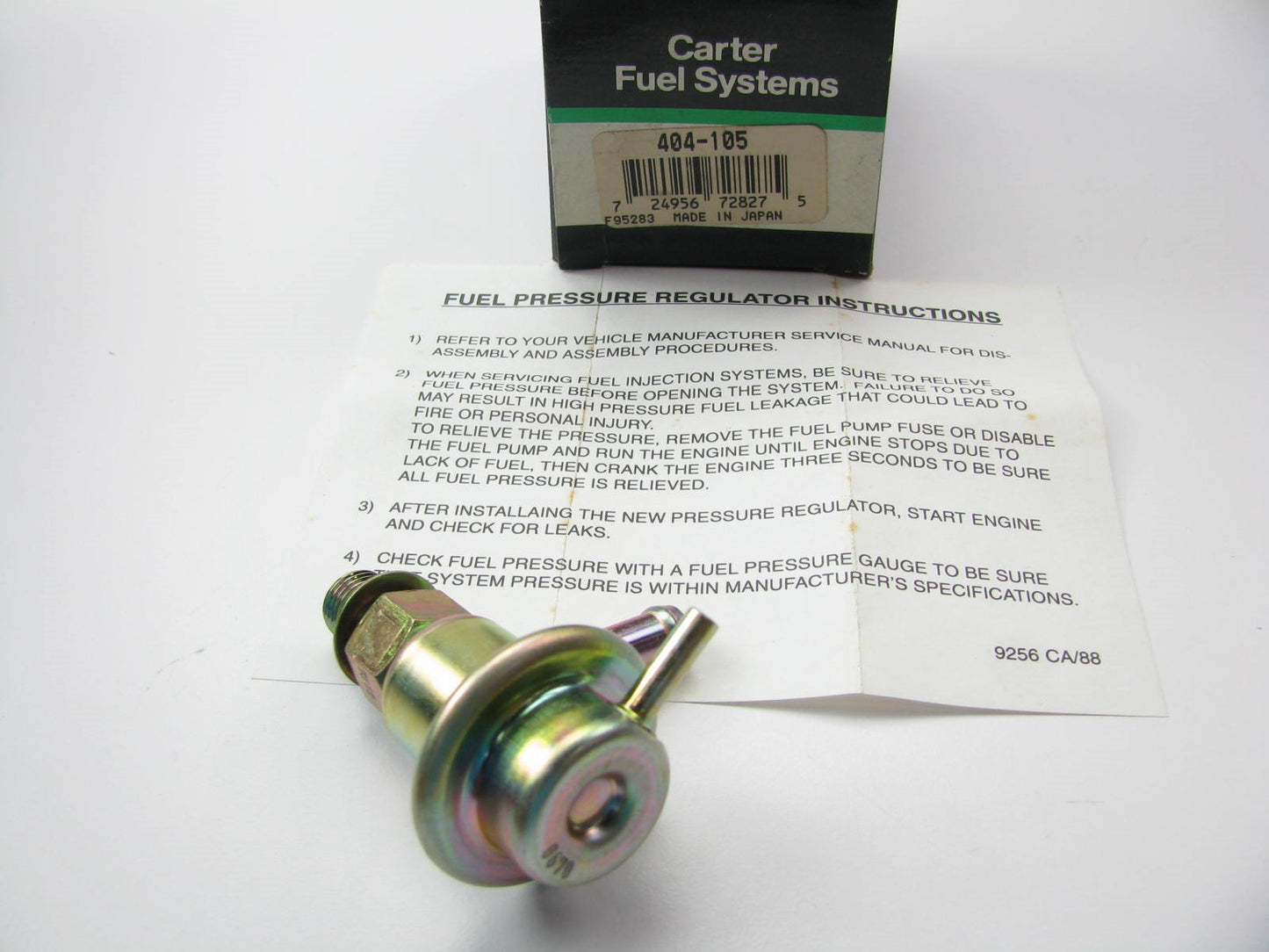 Carter 404-105 Fuel Pressure Regulator - 1986-1987 Galant