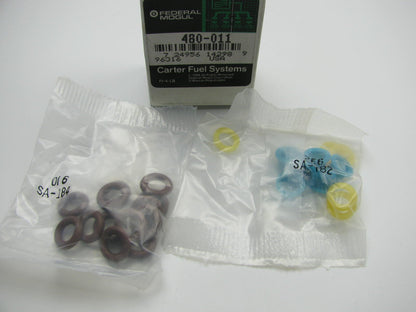 Carter 480-011 Fuel Injector O-ring Seal Kit  (Does 6 Fuel Injectors)