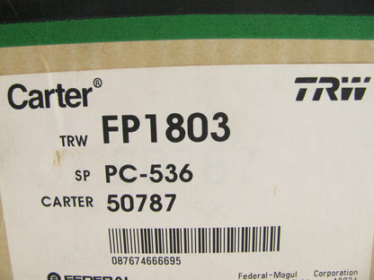 Carter 50787 Engine Water Pump For 1975-1986 Toyota Land Cruiser 4.2L-L6