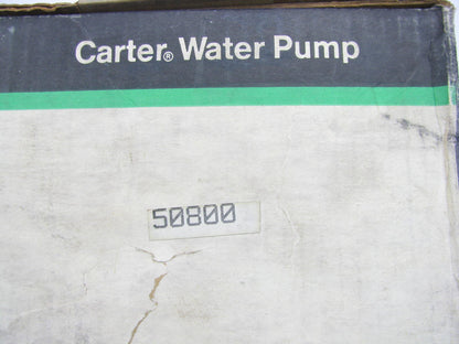 Carter 50800 Engine Water Pump For 1982-1985 GM 4.3L DIESEL V6