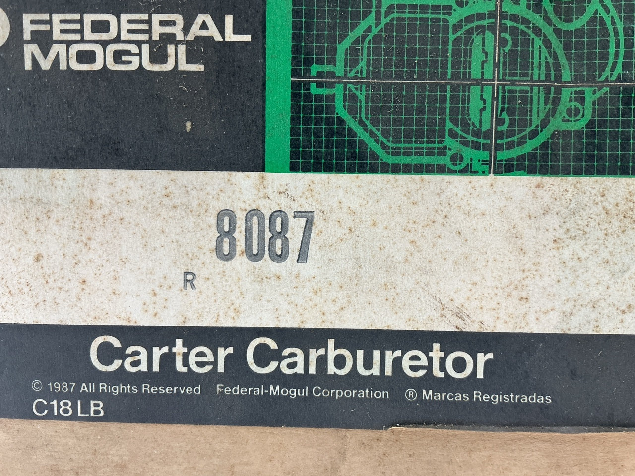 NOS - Carter 8087 2-BBL BBD Carburetor For 1973-1983 Dodge 225-L6 AUTOMATIC